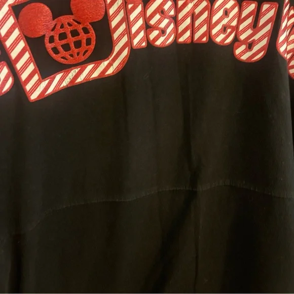 Disney Black Sweatshirt with Red and White Design - Picture 5 of 7